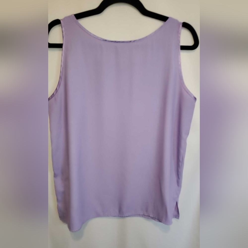Liz Baker Light Purple Tank Top - Picture 3 of 4